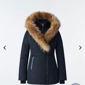 Mackage Adali Down Coat with Natural Fur
